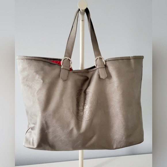 Vince Camuto Pewter Tote - Picture 1 of 5